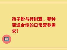 孢子粉与桦树茸，哪种更适合你的日常营养需求？