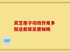 灵芝孢子功效作用多 但这些禁忌需知晓