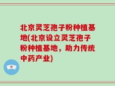 北京灵芝孢子粉种植基地(北京设立灵芝孢子粉种植基地，助力传统中药产业)