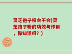 灵芝孢子粉会不会(灵芝孢子粉的功效与作用，你知道吗？)