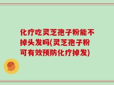 化疗吃灵芝孢子粉能不掉头发吗(灵芝孢子粉可有效预防化疗掉发)