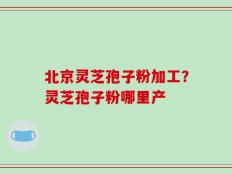 北京灵芝孢子粉加工？灵芝孢子粉哪里产