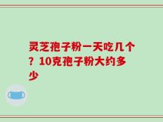 灵芝孢子粉一天吃几个？10克孢子粉大约多少
