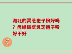 湖北的灵芝孢子粉好吗？尚绿破壁灵芝孢子粉好不好