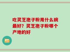 吃灵芝孢子粉用什么碗最好？灵芝孢子粉哪个产地的好