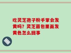 吃灵芝孢子粉手掌会发黄吗？灵芝菌包里面发黄色怎么回事
