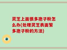 灵芝上面很多孢子粉怎么办(处理灵芝表面繁多孢子粉的方法)
