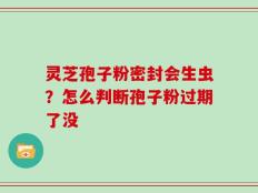 灵芝孢子粉密封会生虫？怎么判断孢子粉过期了没