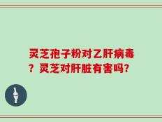 灵芝孢子粉对乙肝病毒？灵芝对肝脏有害吗？