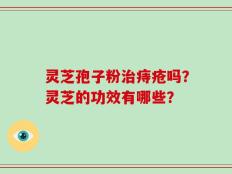 灵芝孢子粉治痔疮吗？灵芝的功效有哪些？