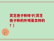 灵芝孢子粉样子(灵芝孢子粉的外观是怎样的？)