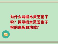 为什么叫椴木灵芝孢子粉？探寻椴木灵芝孢子粉的来历和功效？
