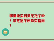 哪里能买到灵芝孢子粉？灵芝孢子粉购买指南？