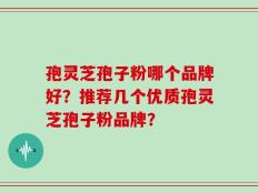 孢灵芝孢子粉哪个品牌好？推荐几个优质孢灵芝孢子粉品牌？