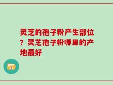 灵芝的孢子粉产生部位？灵芝孢子粉哪里的产地最好