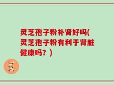 灵芝孢子粉补肾好吗(灵芝孢子粉有利于肾脏健康吗？)