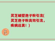 灵芝破壁孢子粉引流(灵芝孢子粉高效引流，疾病远离！)