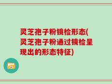 灵芝孢子粉镜检形态(灵芝孢子粉通过镜检呈现出的形态特征)