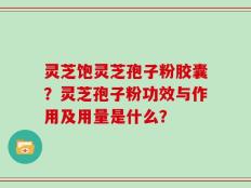 灵芝饱灵芝孢子粉胶囊？灵芝孢子粉功效与作用及用量是什么？