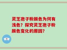 灵芝孢子粉颜色为何有浅色？探究灵芝孢子粉颜色变化的原因？