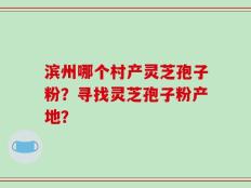 滨州哪个村产灵芝孢子粉？寻找灵芝孢子粉产地？