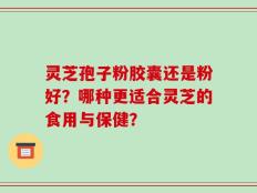 灵芝孢子粉胶囊还是粉好？哪种更适合灵芝的食用与保健？