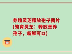 养殖灵芝释放孢子图片(繁育灵芝：释放营养孢子，新鲜可口)