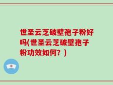 世圣云芝破壁孢子粉好吗(世圣云芝破壁孢子粉功效如何？)