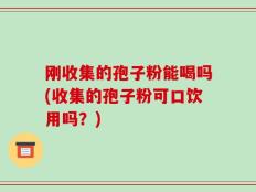 刚收集的孢子粉能喝吗(收集的孢子粉可口饮用吗？)