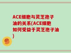 ACE细胞与灵芝孢子油的关系(ACE细胞如何受益于灵芝孢子油)