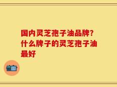 国内灵芝孢子油品牌？什么牌子的灵芝孢子油最好