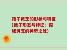孢子灵芝的形状与特征(孢子形态与特征：探秘灵芝的神奇之处)