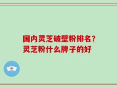 国内灵芝破壁粉排名？灵芝粉什么牌子的好