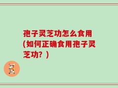孢子灵芝功怎么食用 (如何正确食用孢子灵芝功？)