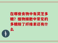 在哪些食物中有灵芝多糖？植物细胞中常见的多糖除了纤维素还有什么