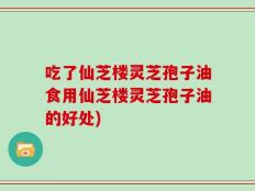 吃了仙芝楼灵芝孢子油食用仙芝楼灵芝孢子油的好处)