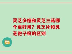 灵芝多糖和灵芝三萜哪个更好用？灵芝片和灵芝孢子粉的区别