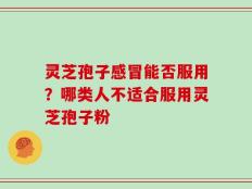 灵芝孢子感冒能否服用？哪类人不适合服用灵芝孢子粉