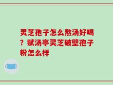 灵芝孢子怎么熬汤好喝？赋汤亭灵芝破壁孢子粉怎么样