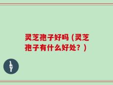 灵芝孢子好吗 (灵芝孢子有什么好处？)