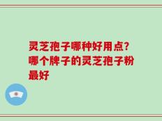 灵芝孢子哪种好用点？哪个牌子的灵芝孢子粉最好