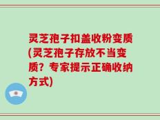 灵芝孢子扣盖收粉变质(灵芝孢子存放不当变质？专家提示正确收纳方式)