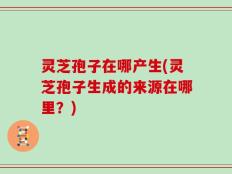 灵芝孢子在哪产生(灵芝孢子生成的来源在哪里？)