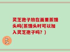 灵芝孢子放在面里蒸馒头吗(蒸馒头时可以加入灵芝孢子吗？)