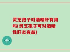 灵芝孢子对酒精肝有用吗(灵芝孢子可对酒精性肝炎有益)