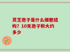灵芝孢子是什么细胞结构？10克孢子粉大约多少