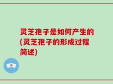 灵芝孢子是如何产生的(灵芝孢子的形成过程简述)