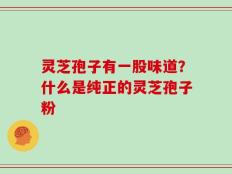灵芝孢子有一股味道？什么是纯正的灵芝孢子粉