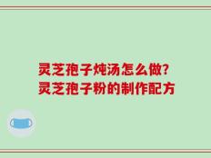 灵芝孢子炖汤怎么做？灵芝孢子粉的制作配方