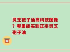 灵芝孢子油高科技图像？哪里能买到正宗灵芝孢子油